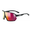 Uvex Sportstyle 237 - Black Matt/Mirror Red Cat.2 one size