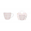 DUO - Hrnček 460ml HEARTS 3, malé srdcia, porcelán