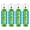 EXTOL ENERGY 42061 baterie nabíjecí, 4ks, AA (HR6), 1,2V, 2400mAh, NiMh