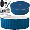 Nafukovací bazén s hydromasážou okrúhly MSpa 700 l (Nafukovací hydromasážny bazén okrúhly MSpa SPA Lite 180x70cm 700L)