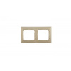 Dvojitý rámik Legrand béžový