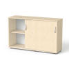 Skriňa, posuvné dvere, s policami, MAYAH Freedom SV 12, javor