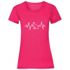 EKG mačka - Fuchsia , Dámske , XS