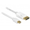 DeLOCK - Kabel DisplayPort - DisplayPort (M) do Mini DisplayPort (M) - 2 m - černá 83482