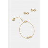 Náramok a náušnice Guess LOVE BITES JUBS06.009JW zlatá S