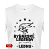 Pánské tričko pre rybárov k narodeninám Rybárske legendy, Barva Bílá, Velikost 2XL Bezvatriko.cz 0027