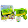 LEAN TOYS Bublinková pištoľ – Dinosaurus, zelená