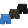Calvin Klein 3P TRUNK čierna,modrá,kaki Pánske boxerky S