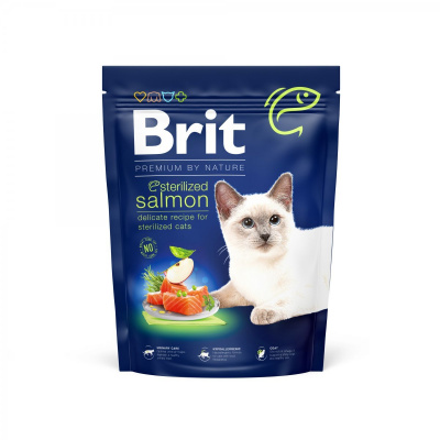 Brit Premium by nature Brit Premium by Nature Cat Sterilized Salmon 300g