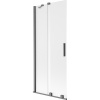 Mexen Velar dvojkrídlové posuvné sprchové dvere 85 x 150 cm, matné, brúsená gun gray - 896-085-000-31-66
