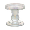 MagicHome Stojan na sviečku - 8,5 x 8,3 cm - sklenený