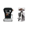 Ascaso Dream PID, Dark Black + Eureka Mignon Specialita Compatto, CR chrome