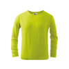 MALFINI Tričko Fit-T LS 121, dlouhý rukáv, dětské MAL-1216210 8 roků Zelená limetková