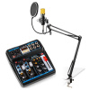 Vonyx CMS400B Podcast Starter Set štúdiového mikrofónu s ramenom a mixpultom