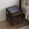 Nočný Stolík S Nekonečnými Led 40X40X51 Cm