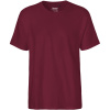 Neutral Tričko O60001, z bio bavlny, krátký rukáv, pánské COT77600106613-bordeaux 3XL Bordó