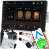 AUTORÁDIO 1 DIN 9 PALCOV BT DOTYKOVÝ DISPLEJ MIRROR LINK CARPLAY USB