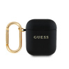 Guess PU Grained Classic Logo Pouzdro pro AirPods 1/2, GUA2PGUGMK