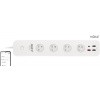 Inteligentná zásuvka iGET HOME Power 4 USB - Smart WiFi predlžovací prívod 4x AC 230V s 4x USB portom, meranie spotreby, (POWER4USB)