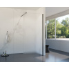 HOPA Walk-in sprchovací kút LAGOS GRAFIT NEW 200 Doplňky - bez doplňku, Farba rámu - Grafit, Rozmer A - 150 cm, Rozmer C - 200 cm, Výplň - Frost bezpečnostné sklo - 8 mm BCLAGO15GFN2