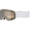 ALPINA Lyžiarske okuliare detské FERNIE Q-LITE white matt/mirror gold
