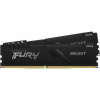 Kingston FURY Beast DDR4 16GB/3600MHz/CL17/ 2x8GB/Black KF436C17BBK2/16.