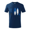 Paddleboard set - Tričko detské bavlnené - 158 cm/12 rokov ( Polnočná modrá )