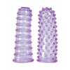 Návleky na prst Soft + Bumpy fialový