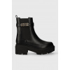 Topánky chelsea Guess YELMA dámske, čierna farba, na platforme, FL8YEA ELE10 FL8YEA.ELE10.BLACK EUR 39
