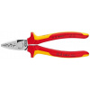 KNIPEX Kliešte lisovacie 0,25-16,0mm2 na dutiny VDE / 9778180 Knipex