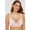Ava Lingerie Nevystužená podprsenka 2231 Svetloružová 100D