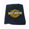 Kúpacia osuška. Hotelová. 70x140 cm, 500 g/m², 100 % bavlna, veľká výšivka Harley Davidson
