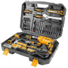 Príklepová vŕtačka TOLSEN 710 W + sada ručného náradia v kufríku, 95 ks 79685