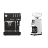 Ascaso Steel UNO PID, Black&Wood + Eureka Atom 60, white