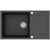 Kuchyňský dřez Teka Clivo 60 B-TQ 1B 1D OB Onyxově černá 115350005