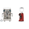 ECM Mechanika Slim PID + Eureka Helios 75, ferrari red