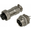 Konektor GX12 3-PIN Zásuvka Zástrčka pre nabíjačku Mužská Ženská Skrutkovacia 9 mm