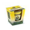 Vonná sviečka v skle 120 g - (Citronella) žltá (12 ks)