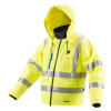 MAKITA DCJ206Z2XL Bunda výstražná veľkosť XXL s vyhrievaním na 18V Li-Ion akumulátor (bez akumulátorov a nabíjačky) - MAKITA DCJ206Z2XL