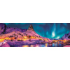 CLEMENTONI Panoramatické puzzle Polárna noc nad Lofoty 1000 dielikov
