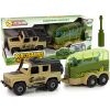 Lean Toys Autíčko Off-Road a transportér s dinosaurom