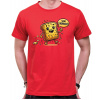 Fajntričko Tričko - Som chrumkavý/chrumkavá, Farba **červená**, Strih/ Variant Pánsky/UNISEX