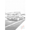 Vymalujsisam.sk Bodkovanie - Nissan Skyline Farba: Modrá, Veľkosť: 40x60cm, Rám: Na plastovej doske