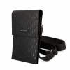 Púzdro Karl Lagerfeld Saffiano Monogram Wallet Phone Bag čierne