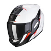 Moto přilba SCORPION EXO-TECH EVO PRIMUS perleťově bílo/černá - Velikost 2XL