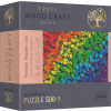 TREFL Wood Craft Origin Duhoví motýli 501 dielov