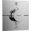 Hansgrohe SprchaSelect Comfort E Termostatická batéria s dvojcestnou zmiešavačkou, chróm 15572000