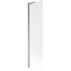 Mexen Next L vanová zástena 1-krídlová 50 x 150 cm, matné sklo, gun metal - 895-050-000-03-30-95