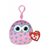 Plyšová Hračka kľúčenka Squish-a-Boos Winx sova 8,5 cm