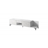 Cama Meble Tv stolík MARMO 2D1S1K biely marmur drevo 195 cm x 47.5 cm x 40 cm